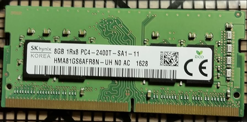 Memorie Laptop SK Hynix 8GB DDR4 2400MHz PC4-2400AA, HMA81GS6AFR8N-UH, CL22, 1.2V, NON-ECC - Image 1